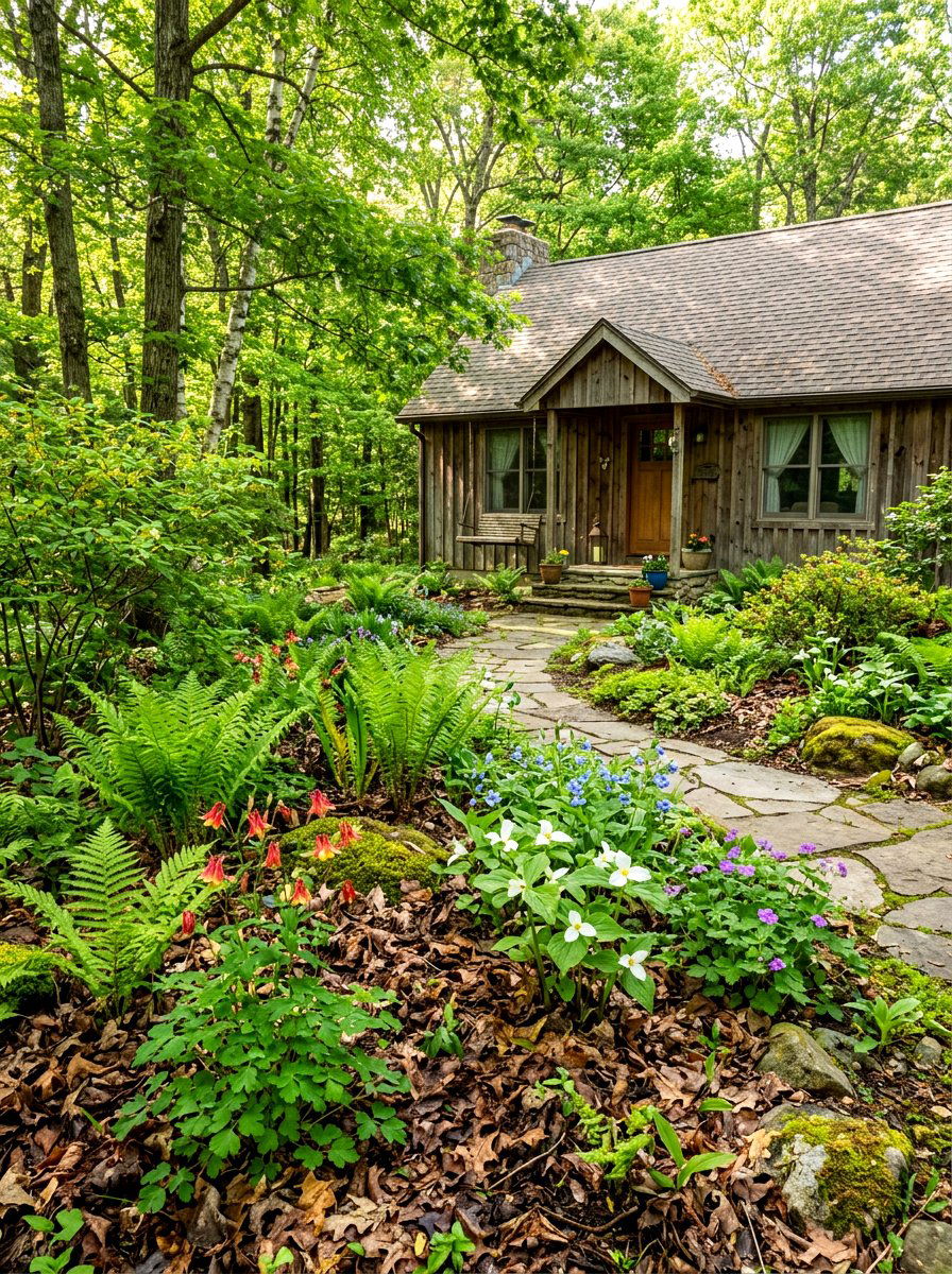 Leaf Mold Cover - 30 front yard mulch ideas