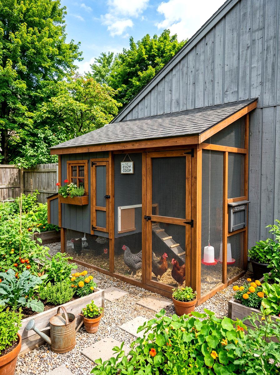 Lean To Chicken Coop - 30 chicken coop ideas