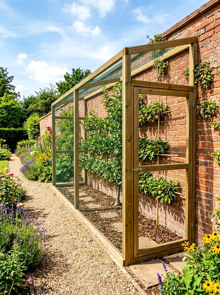 Lean To Fruit Cage - 30 fruit cage ideas