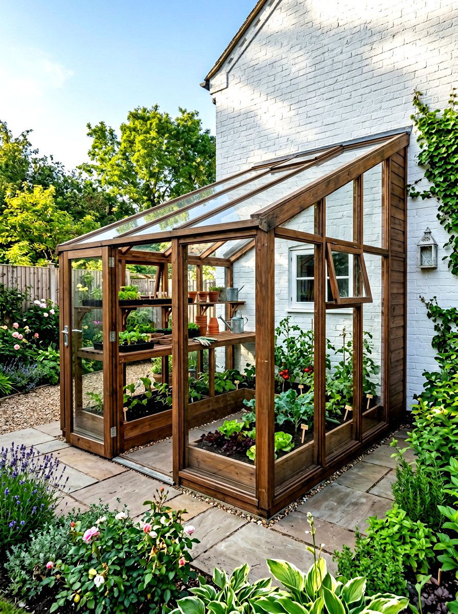Lean To Garden Greenhouse - 30 raised bed greenhouse ideas