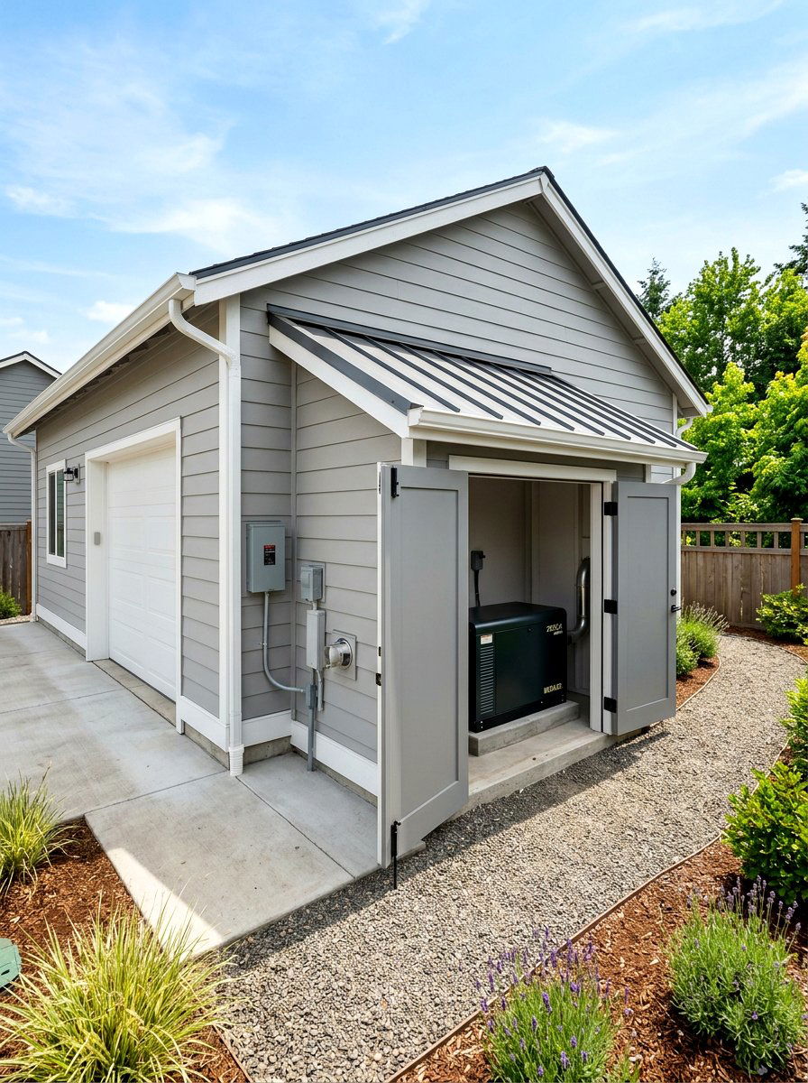 Lean To Generator Shed - 30 generator enclosure ideas
