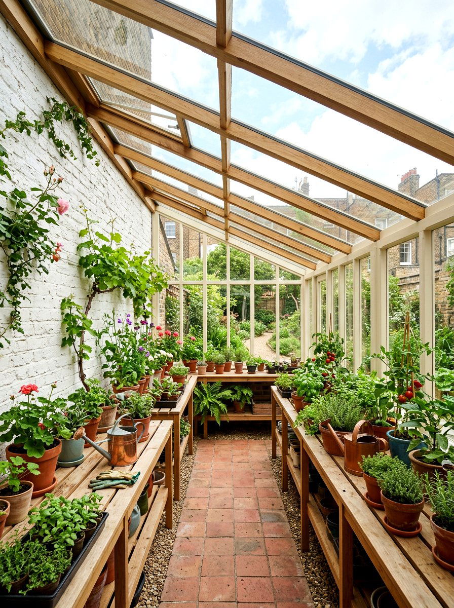 Lean To Structure Layout - 30 greenhouse plant layout ideas