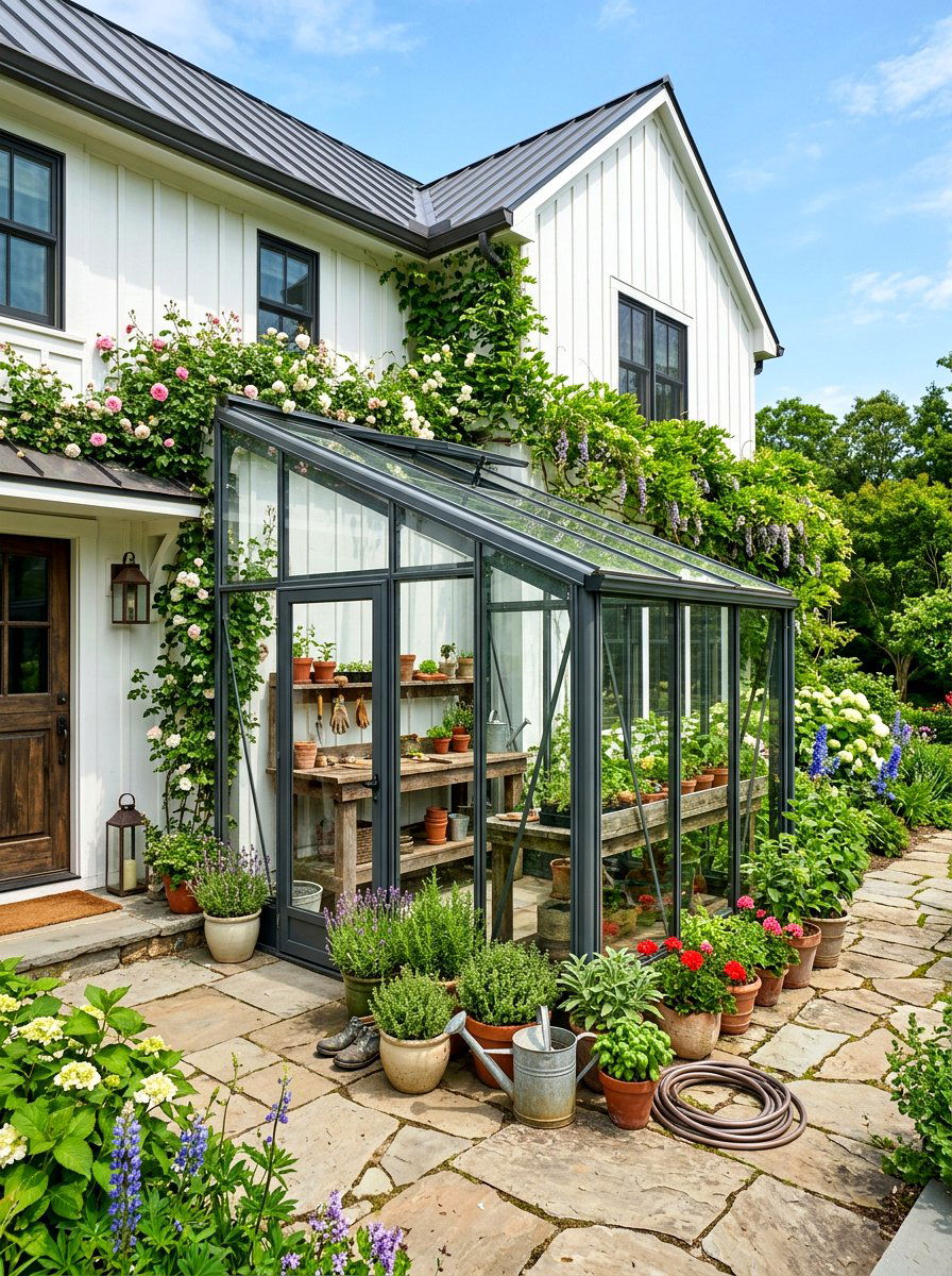 Lean to greenhouse - 30 backyard greenhouse ideas