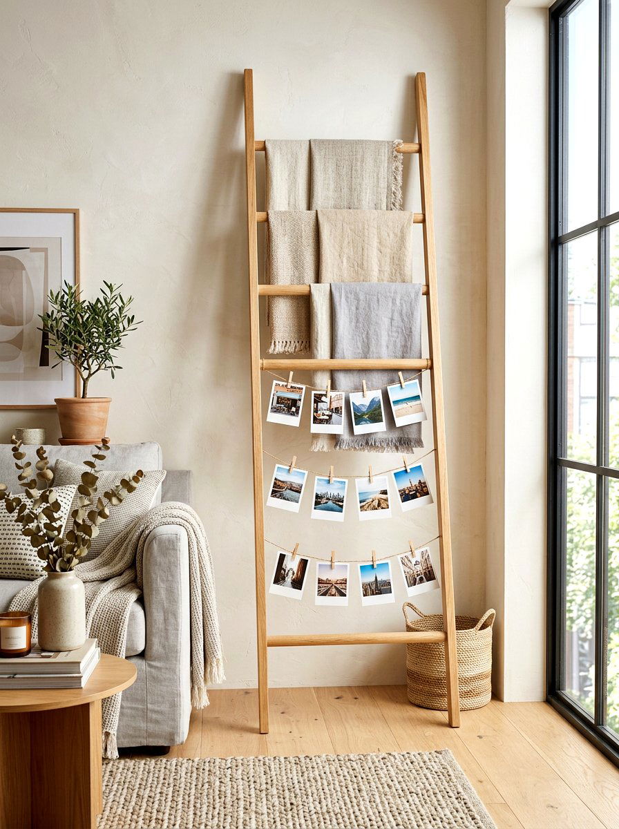Leaner Ladder Rack - 30 mood board wall ideas