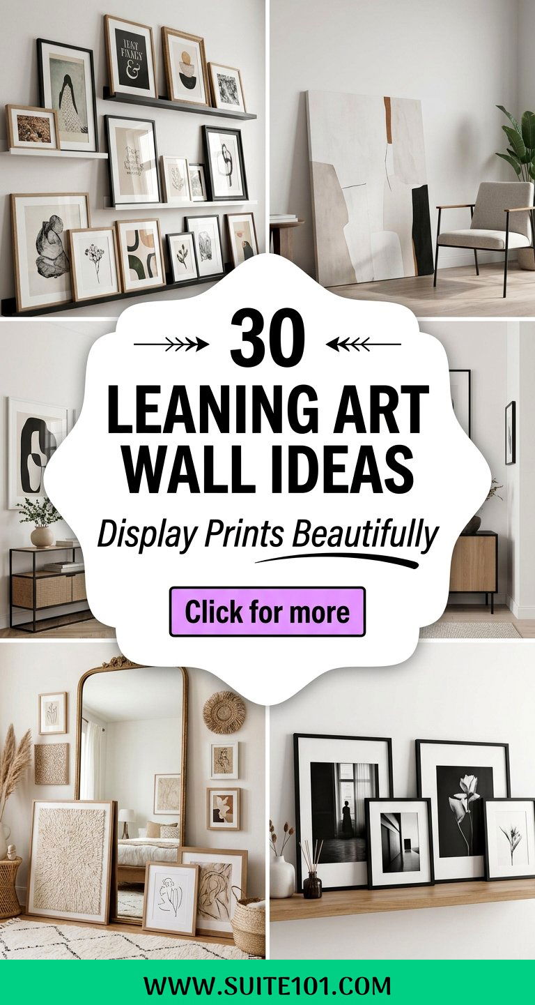 Leaning Art Wall Ideas 30 Creative Ways to Display Prints - Leaning Art Wall Ideas: 30 Creative Ways to Display Prints