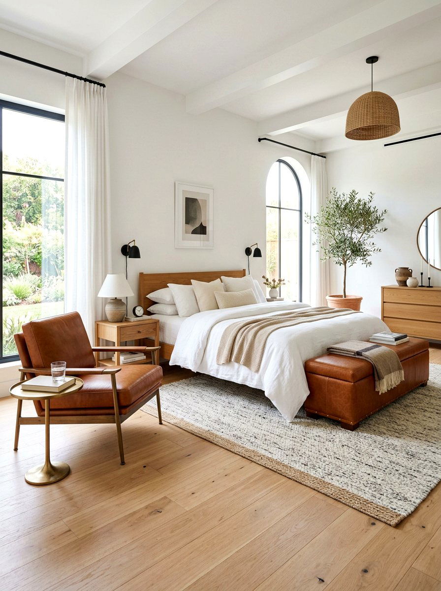 Leather Accent Bedroom Furniture - 30 California casual bedroom ideas