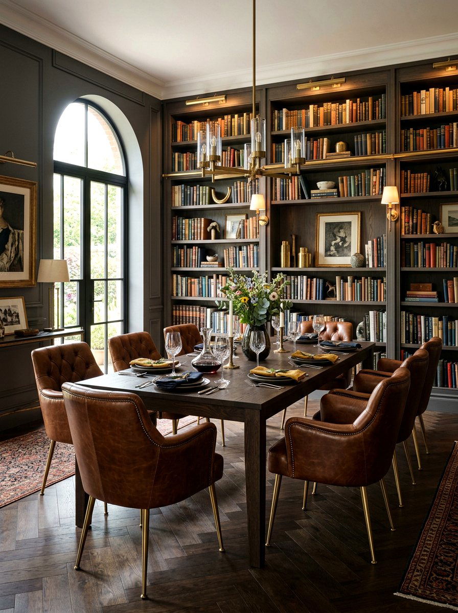 Leather Armchairs For Dining - 30 mixed dining seating ideas