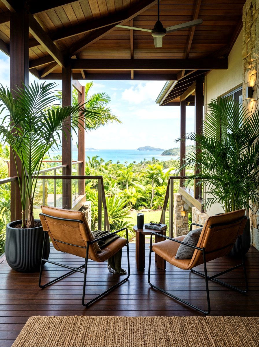 Leather Outdoor Sling Chair - 30 sling chair patio ideas