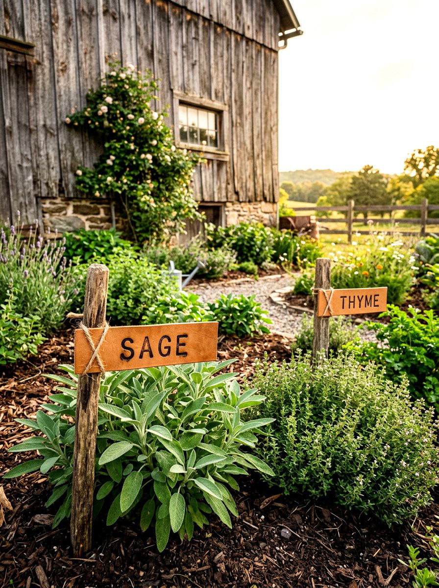 30 Herb Garden Marker Ideas to Label Plants Beautifully