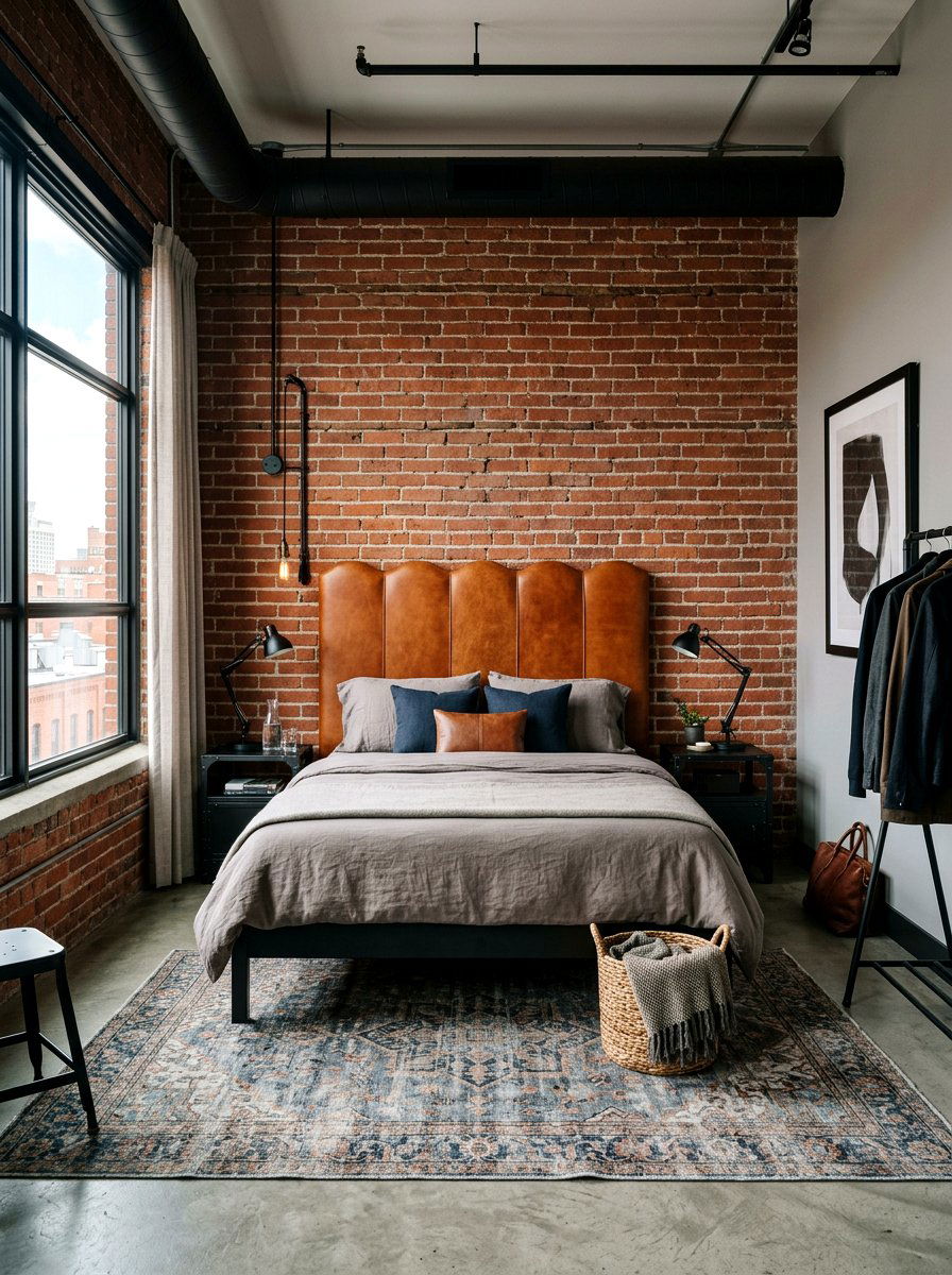 Leather Scalloped Headboard - 30 scalloped headboard ideas