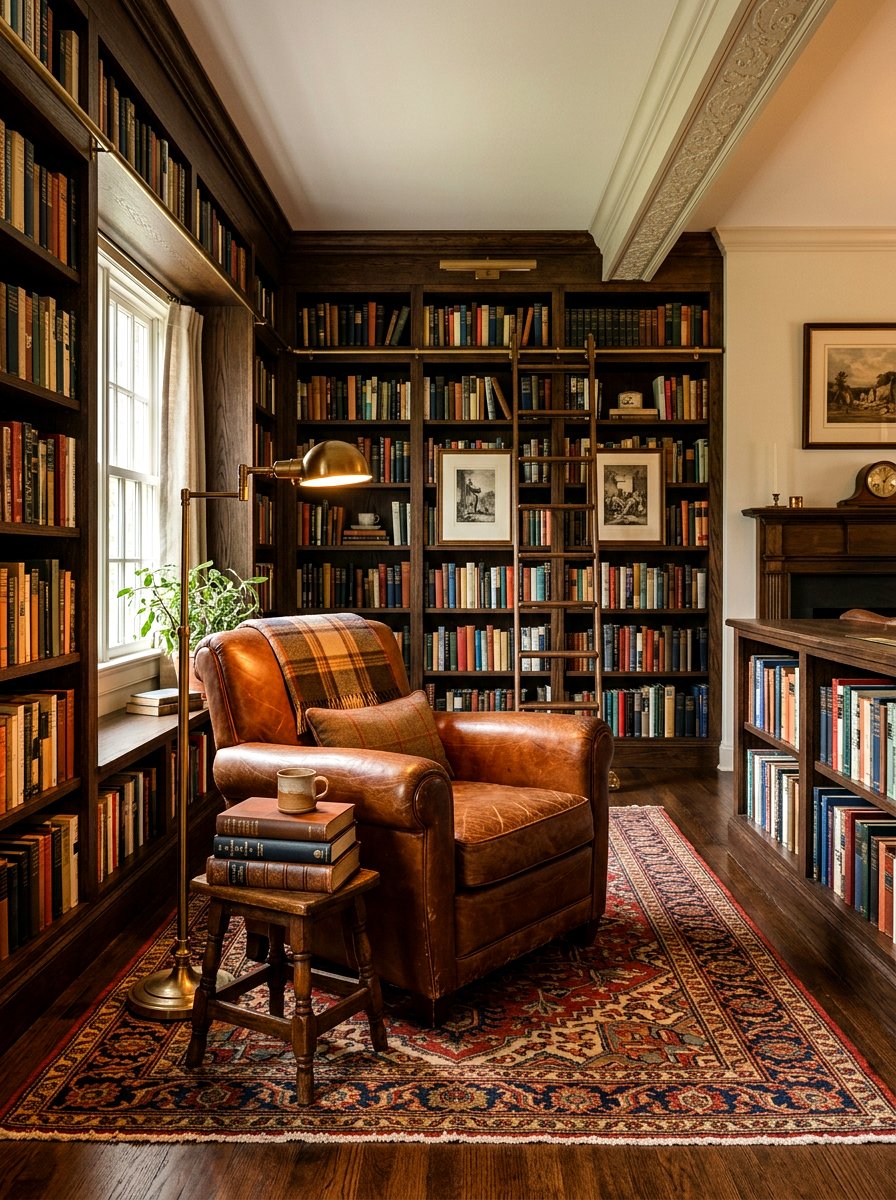 Leather club chair - 30 statement armchair ideas
