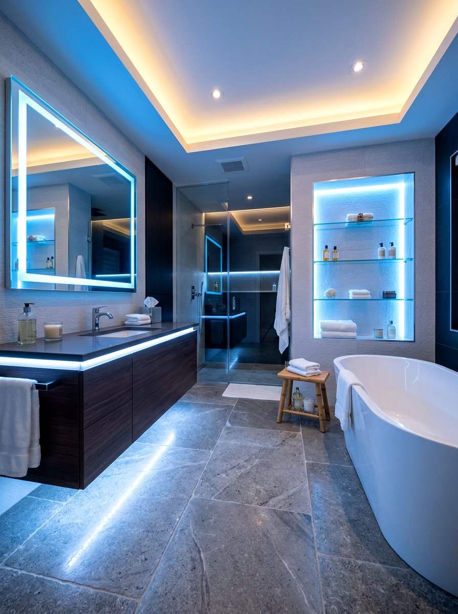 Led Bathroom Lighting - 30 cocoon bath ideas