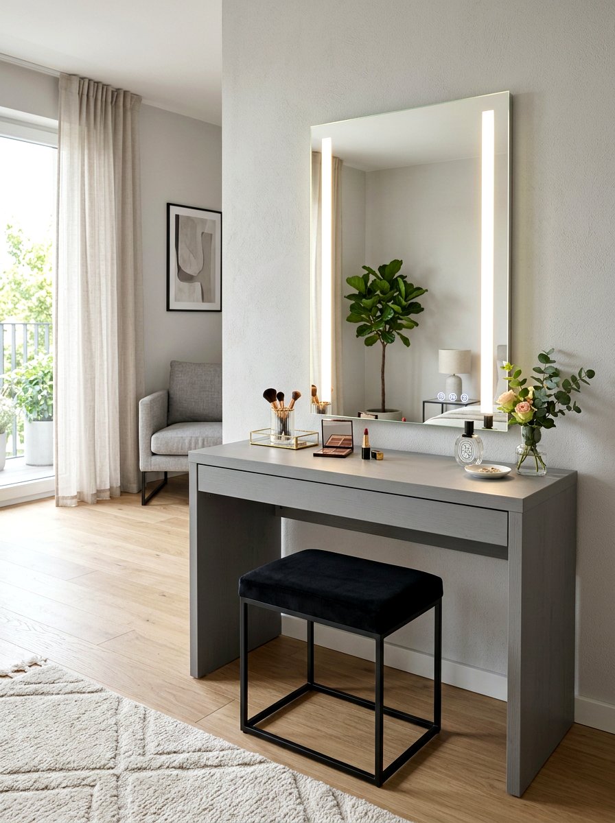 Led Lighted Vanity - 30 makeup vanity ideas