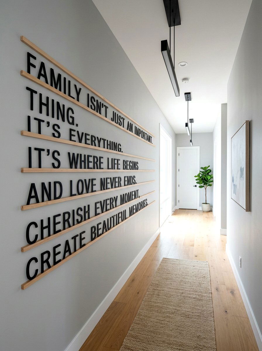 Ledger Board Display Hallway - 30 message board wall ideas