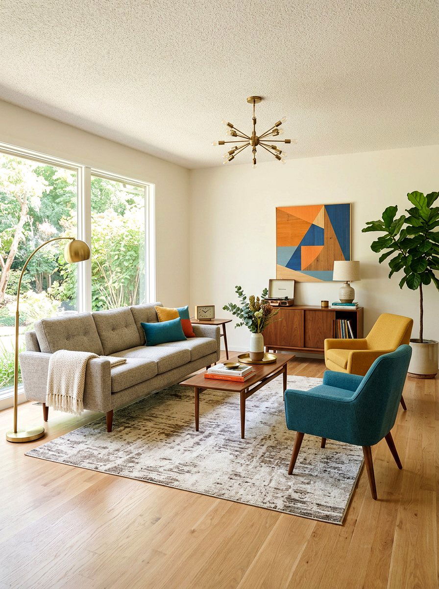 Leggy Furniture - 30 narrow living room ideas