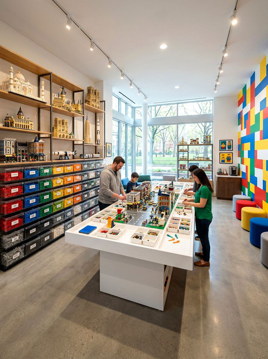 Lego Lounge - 30 hobby rich home ideas