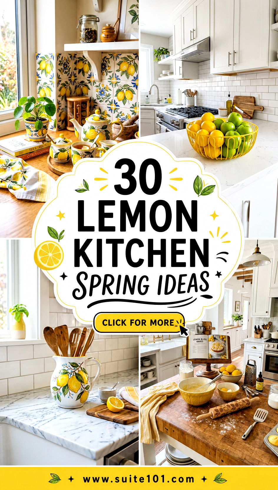Lemon Kitchen Spring Ideas 30 Bright Refreshes for Your Space - Lemon Kitchen Spring Ideas: 30 Bright Refreshes for Your Space