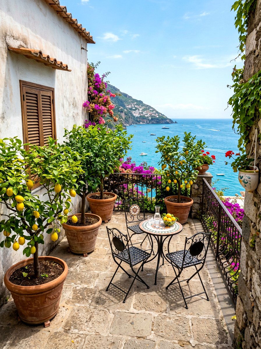 Lemon tree plants - 30 Mediterranean summer decor ideas