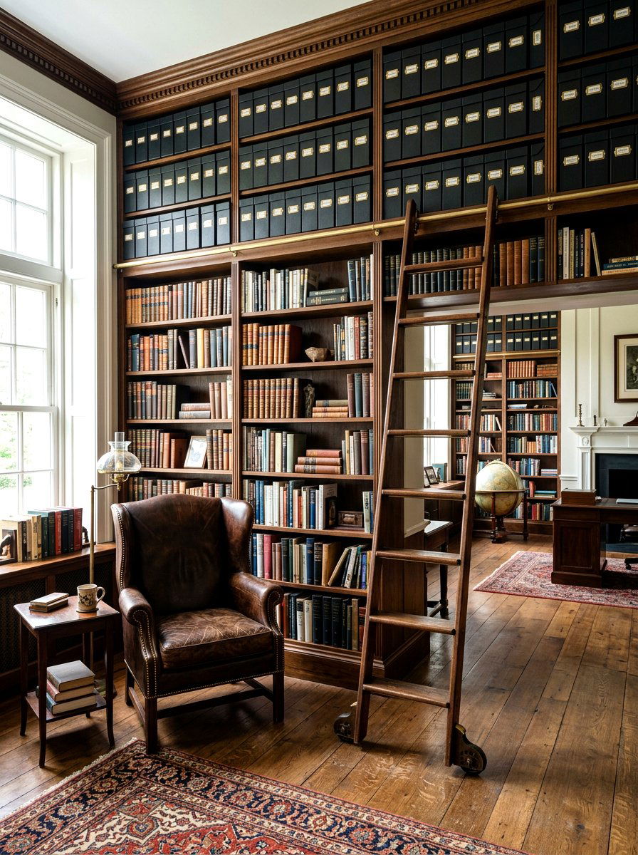 Library Archive Box - 30 decorative box styling ideas