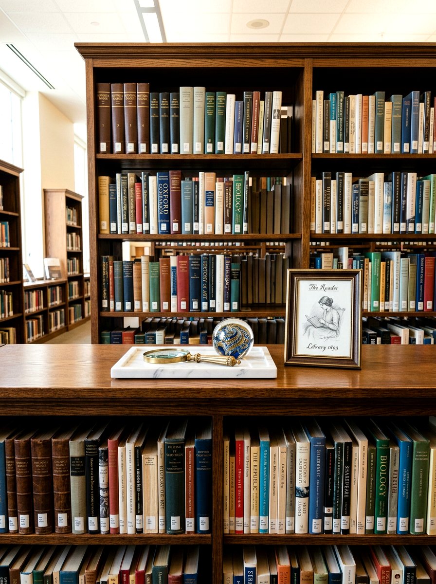 Library Bookshelf Marble Tray - 30 marble tray styling ideas