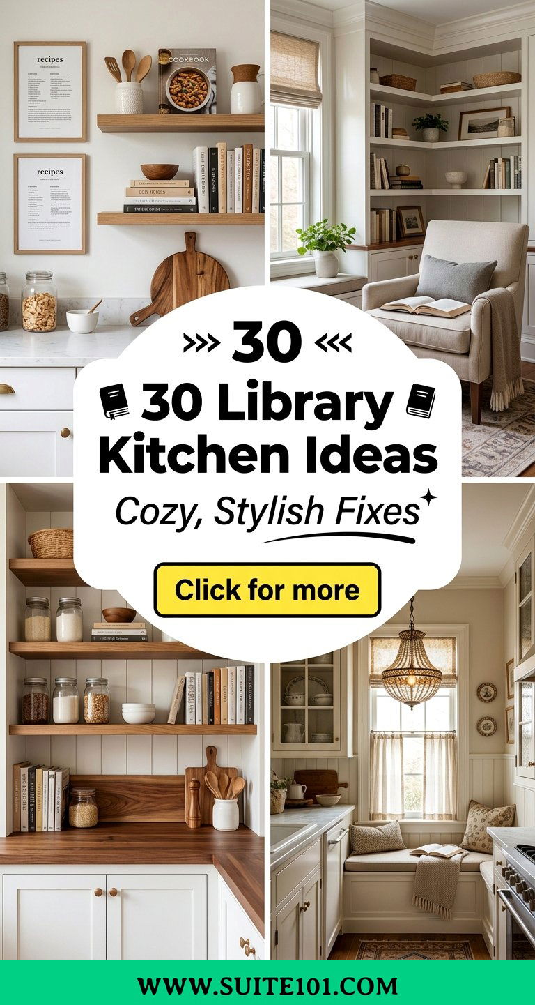 Library Kitchen Ideas 30 Cozy Stylish Design Fixes Now - Library Kitchen Ideas: 30 Cozy, Stylish Design Fixes Now