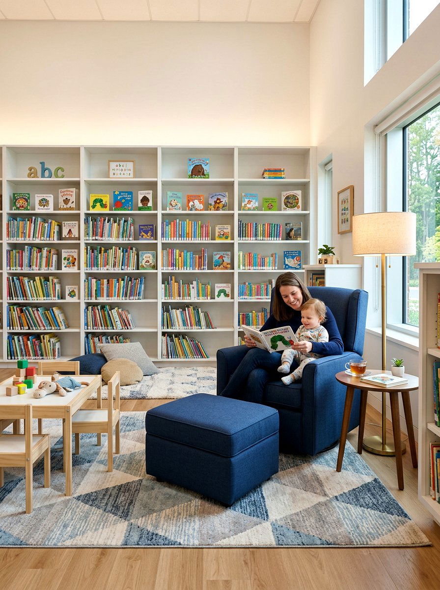 Library Nursery - 30 nursery ideas