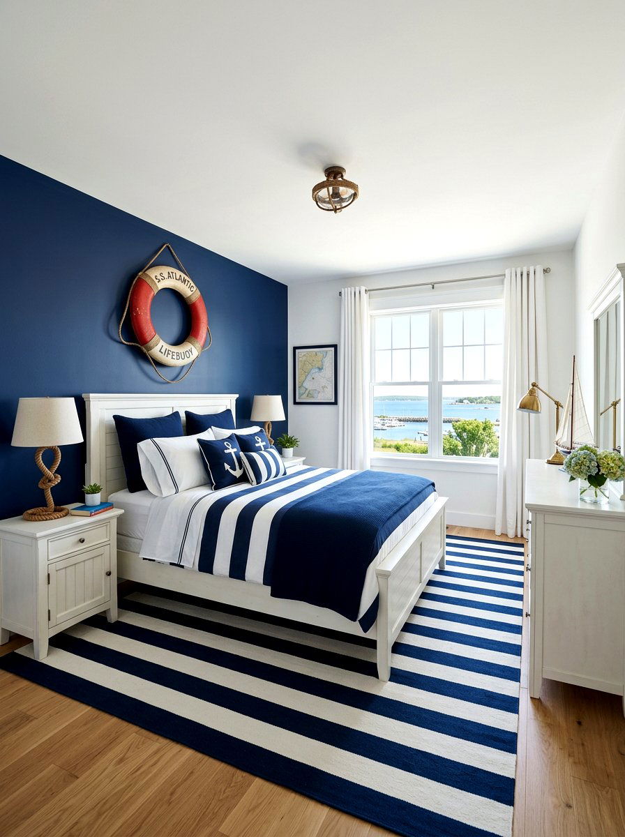 Life Ring Decor - 30 nautical bedroom ideas