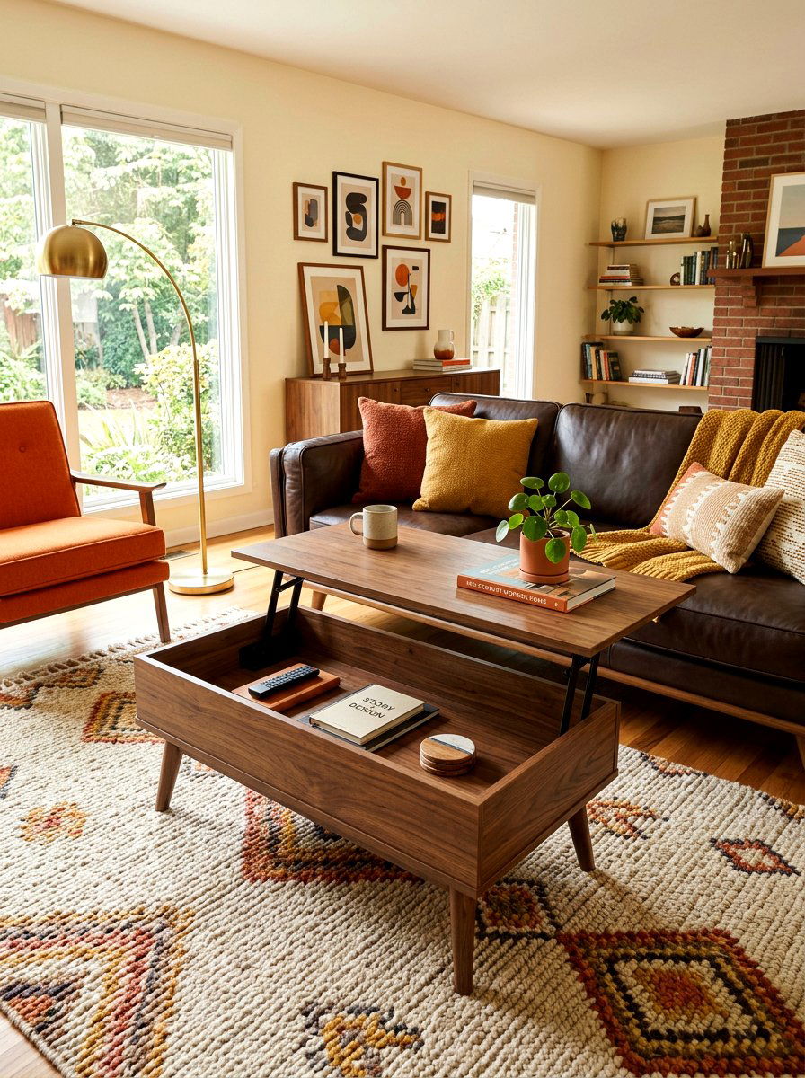 Lift Top Coffee Table - 30 hidden storage furniture ideas