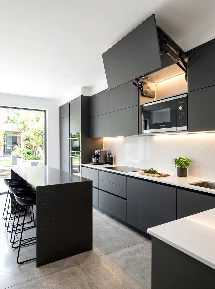 Lift Up Cabinet Door - 30 appliance garage ideas