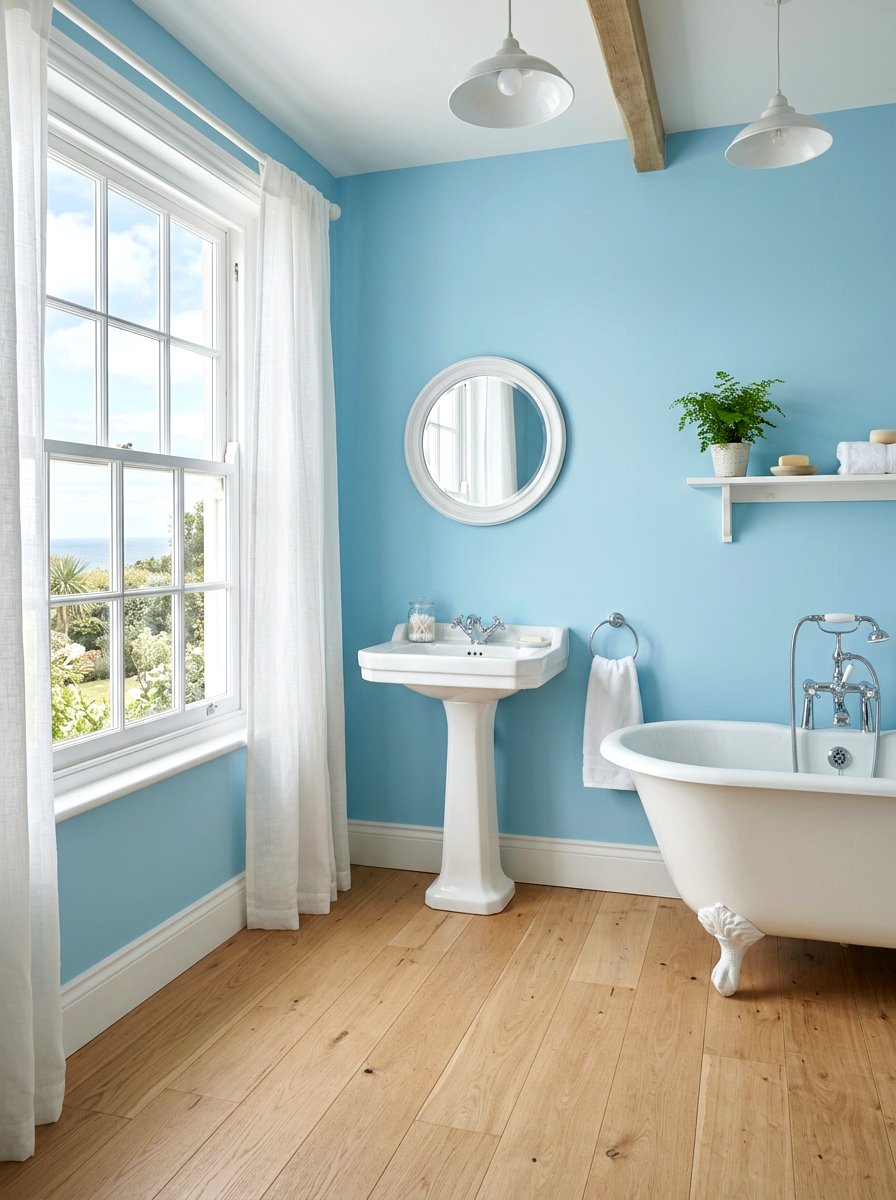 Light Blue Bathroom Paint - 30 blue bathroom ideas