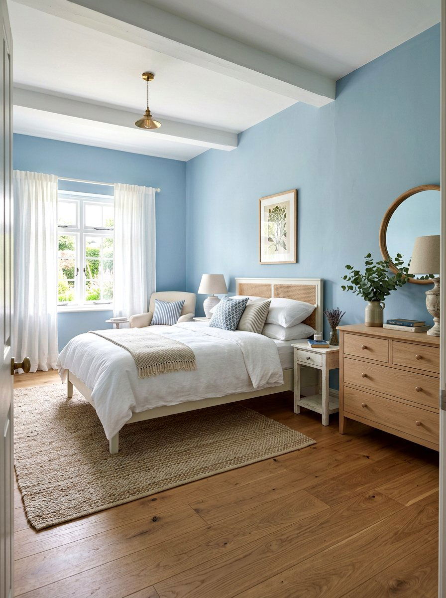 Light Blue Bedroom - 30 seaside cottage ideas