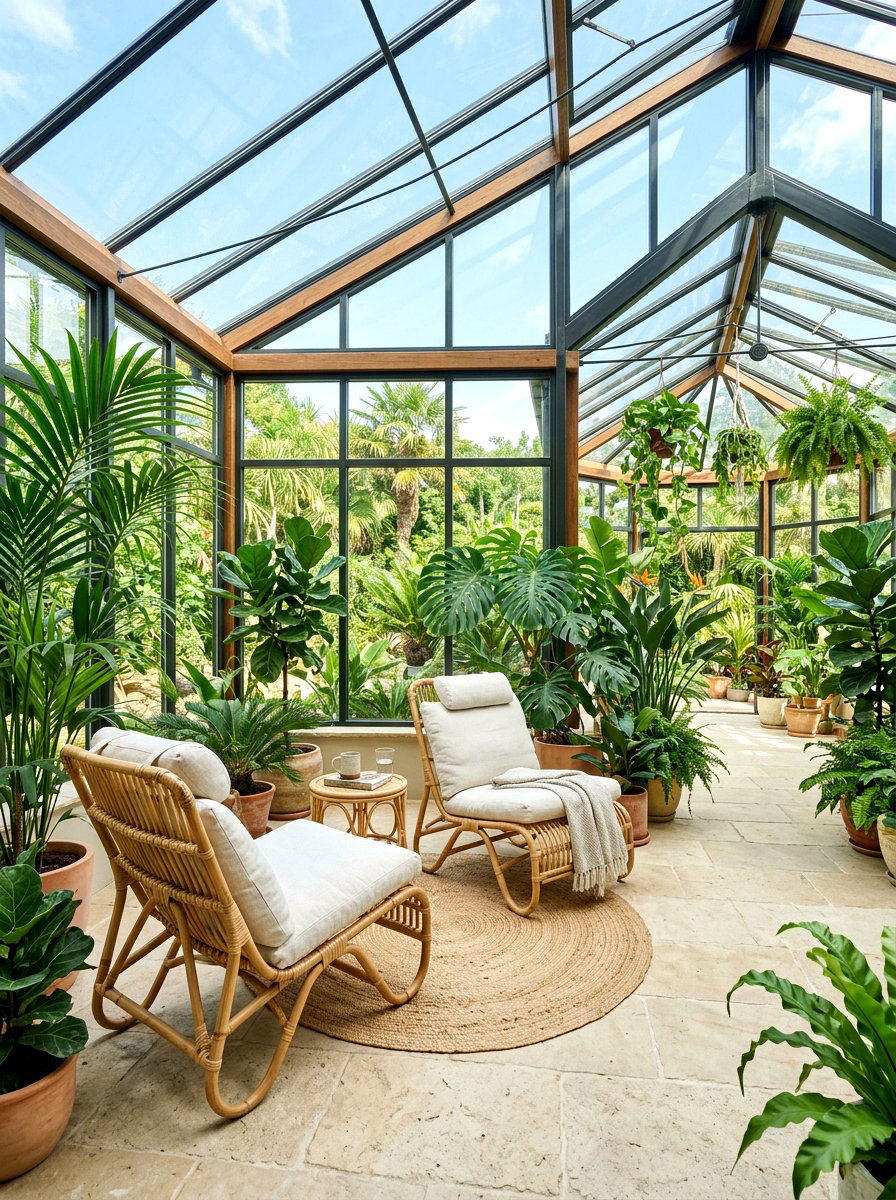 Light Filled Solarium - 30 digital detox room ideas