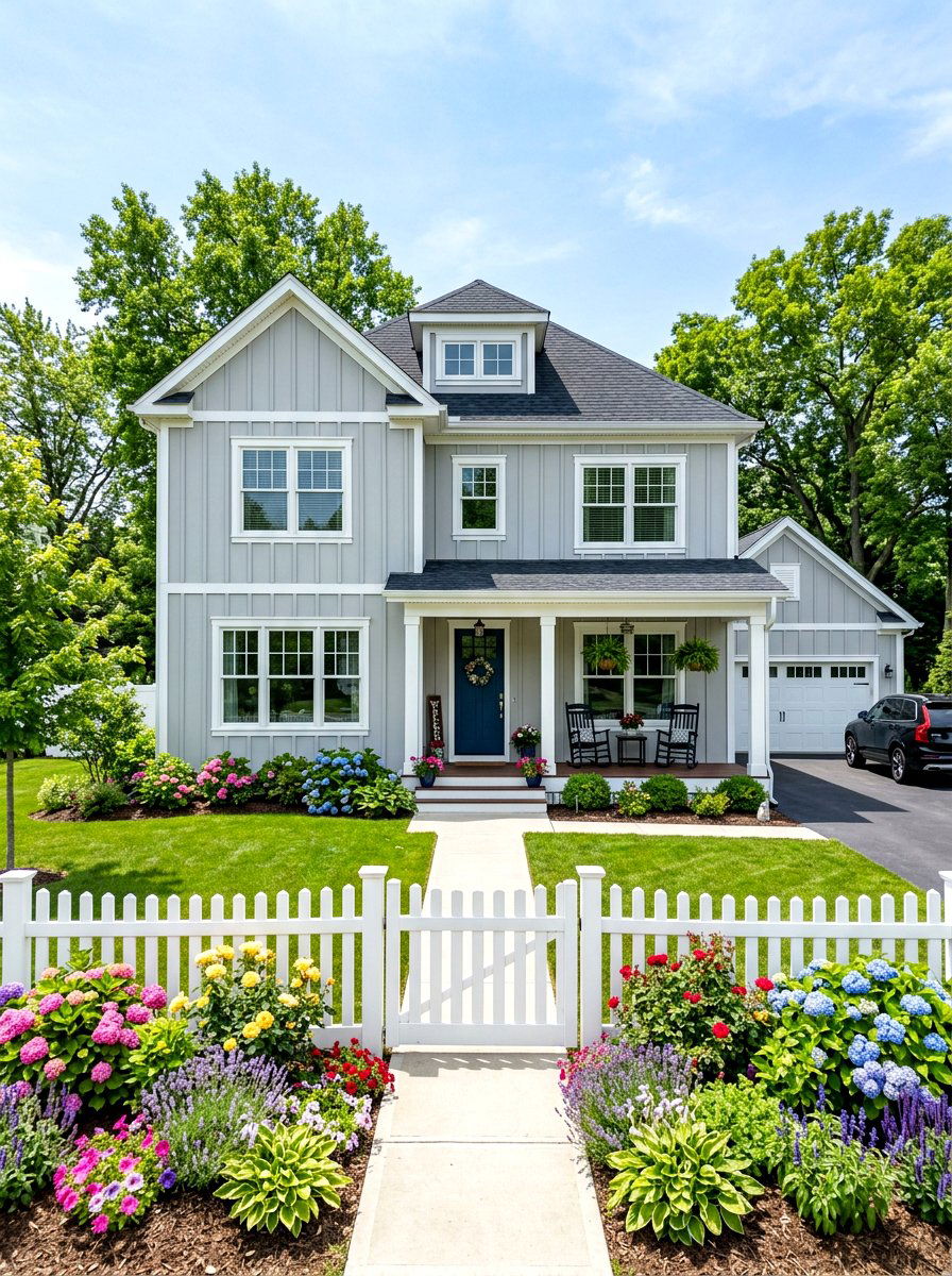 Light Gray Vertical Siding - 30 vertical siding exterior ideas