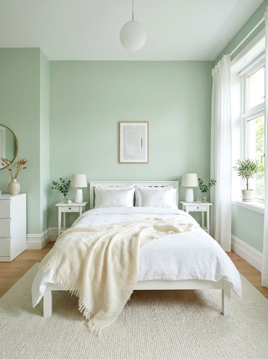 Light Green Bedroom - 30 green bedroom ideas