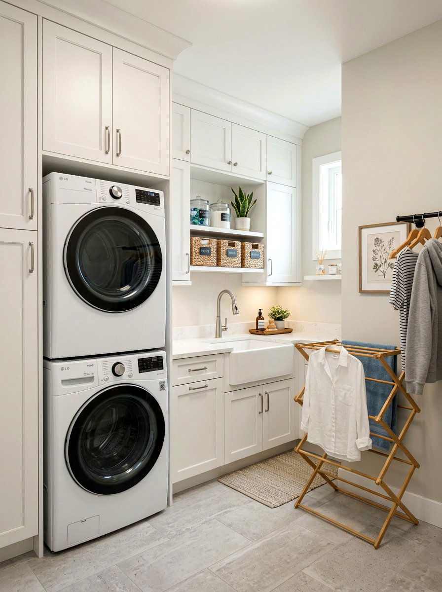 Light Greige Laundry Room - 30 warm neutral paint ideas