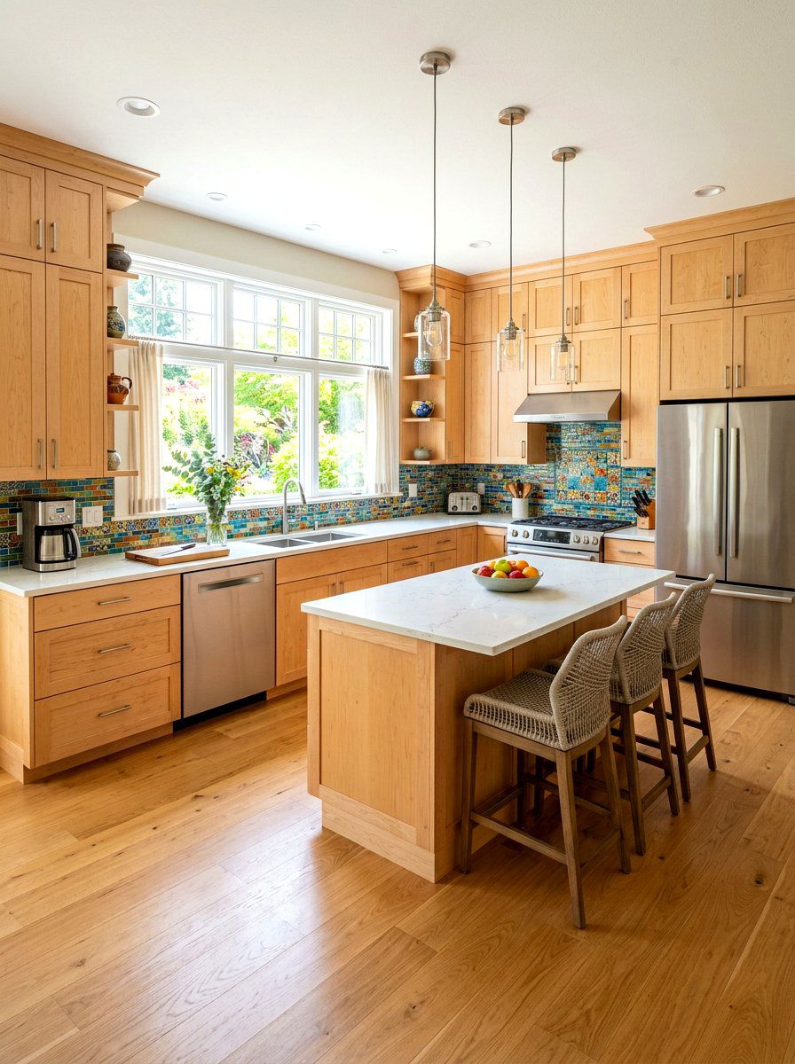 Light Maple Kitchen Cabinets - 30 warm wood kitchen cabinets ideas