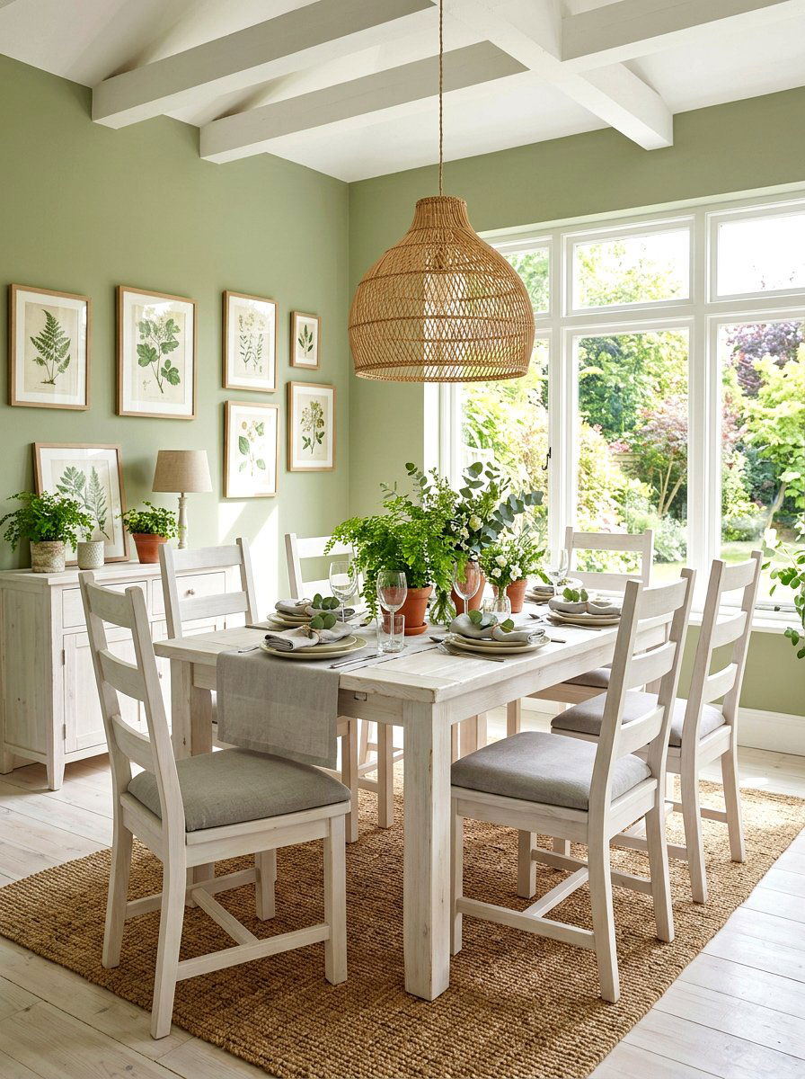 30 Moss Green Dining Room Ideas for Deep, Elegant Style