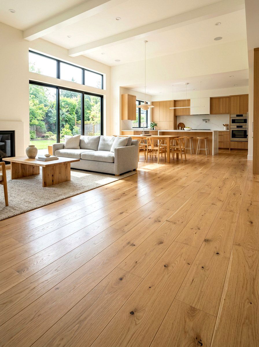 Light Oak Flooring - 30 warm minimalist home ideas