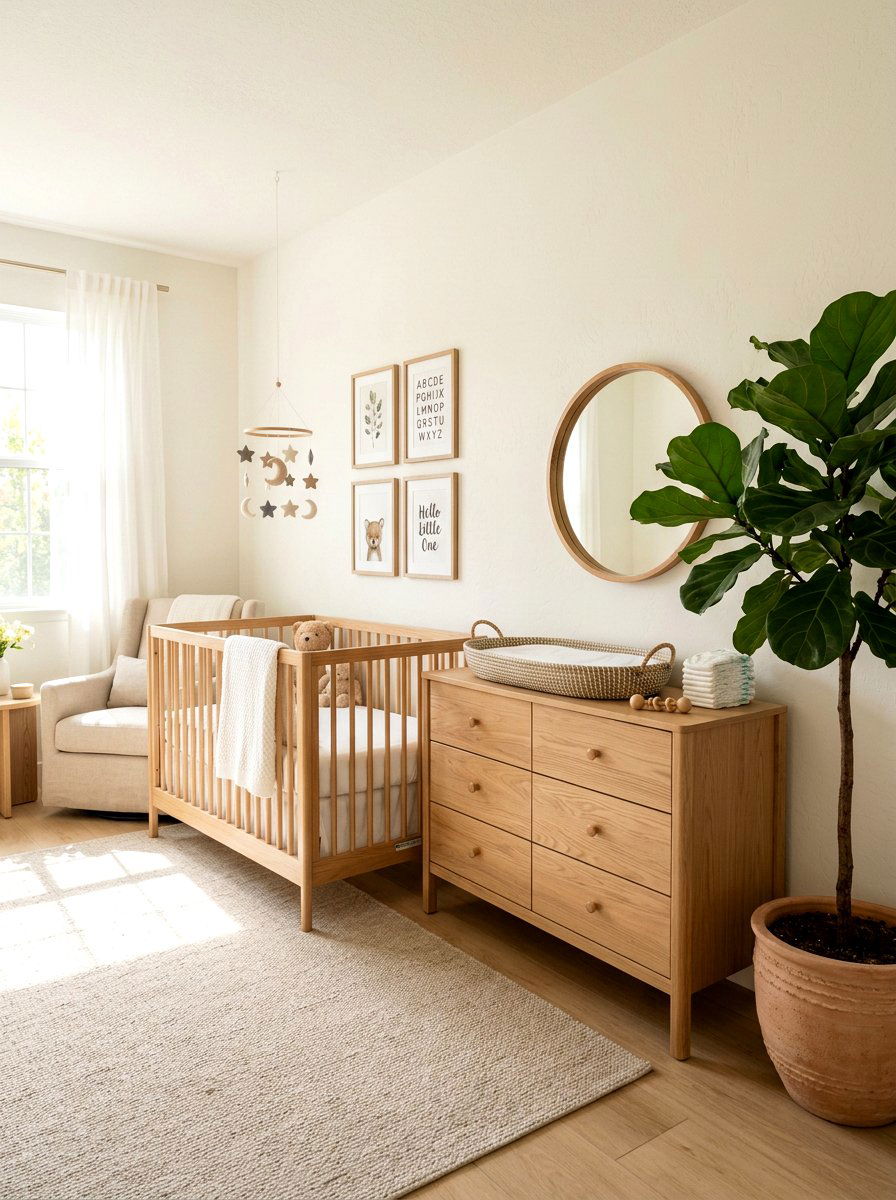 Light Oak Nursery Furniture - 30 Scandinavian nursery ideas