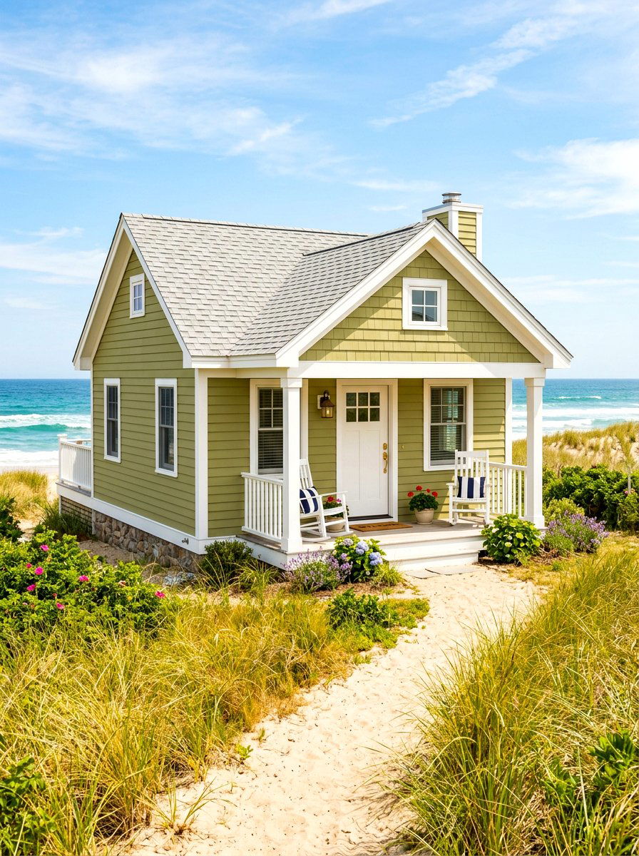 Light Olive Green Siding - 30 olive green exterior ideas