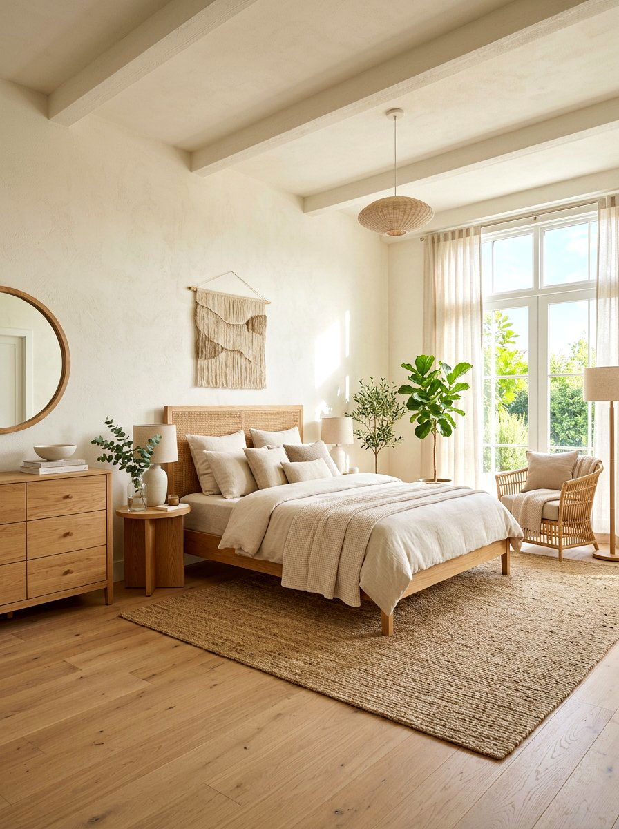 Light Wood And Beige Bedroom - 30 tonal beige bedroom ideas