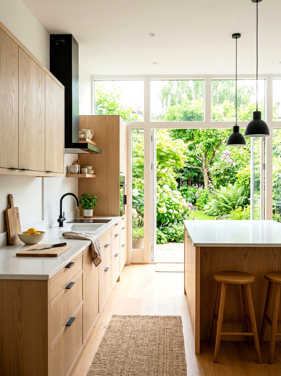 Light Wood Cabinets - 30 Scandinavian kitchen ideas