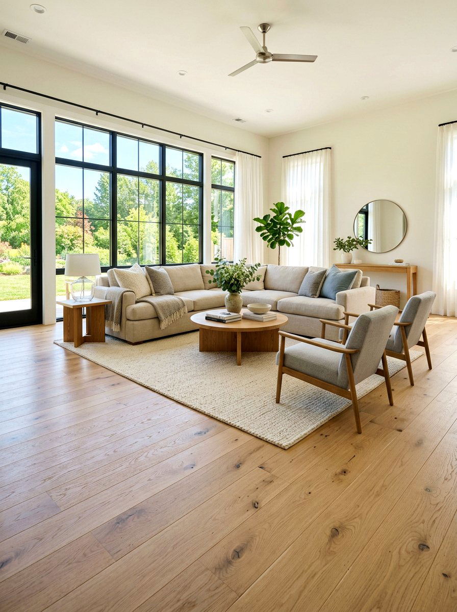Light Wood Floor Sitting Room - 30 sun filled sitting room ideas