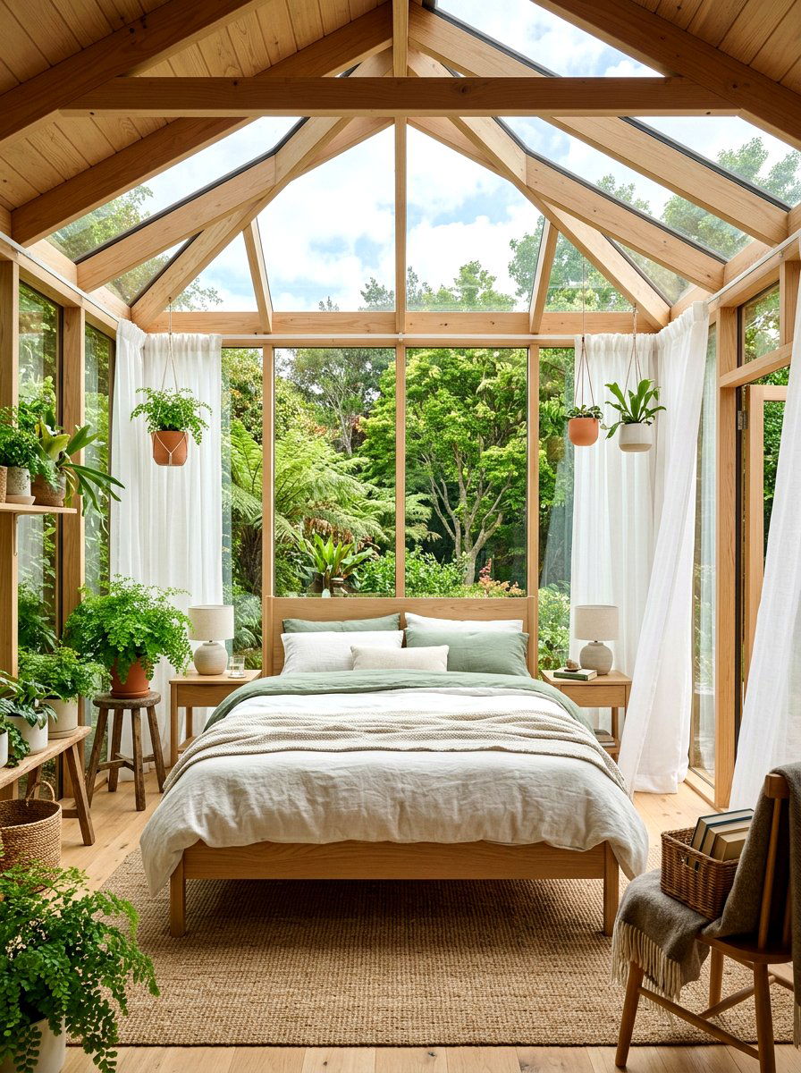 Light airy sunroom bedroom - 30 grandma core bedroom ideas