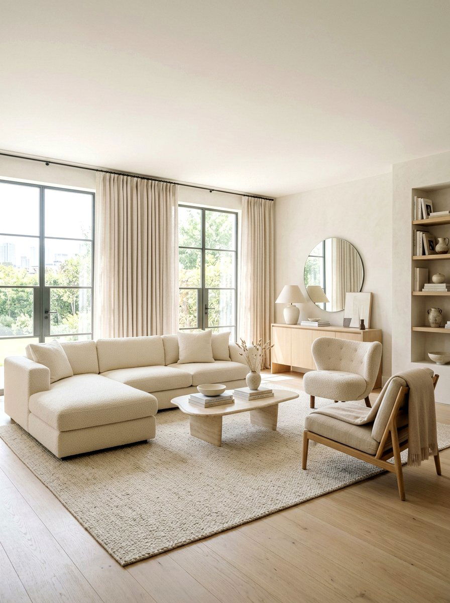 Light beige living room - 30 beige living room ideas