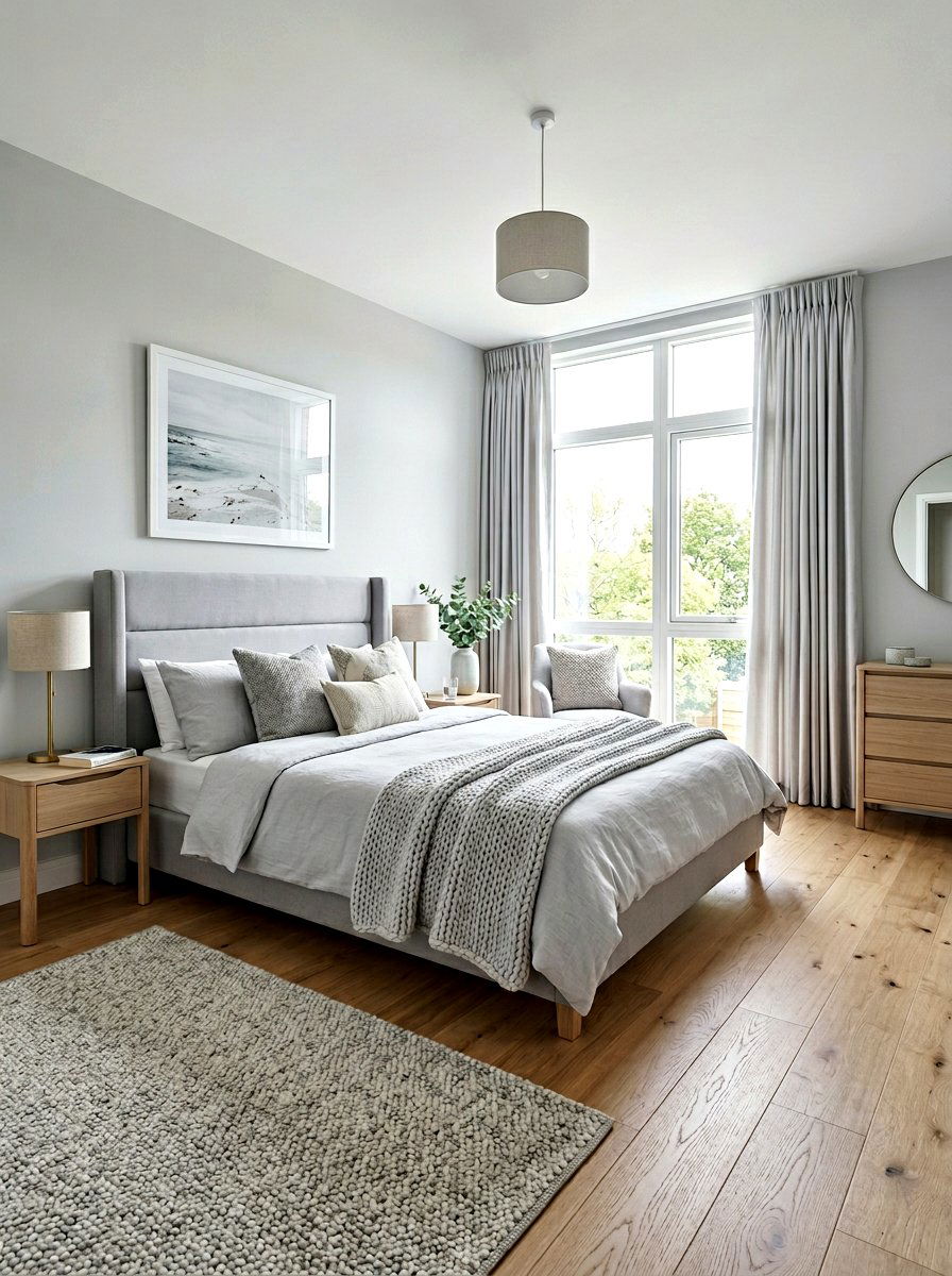 Light gray bedroom - 30 gray bedroom ideas