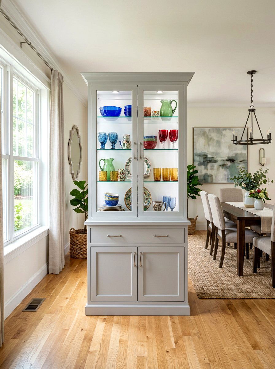 Light gray china cabinet - 30 collected china cabinet ideas