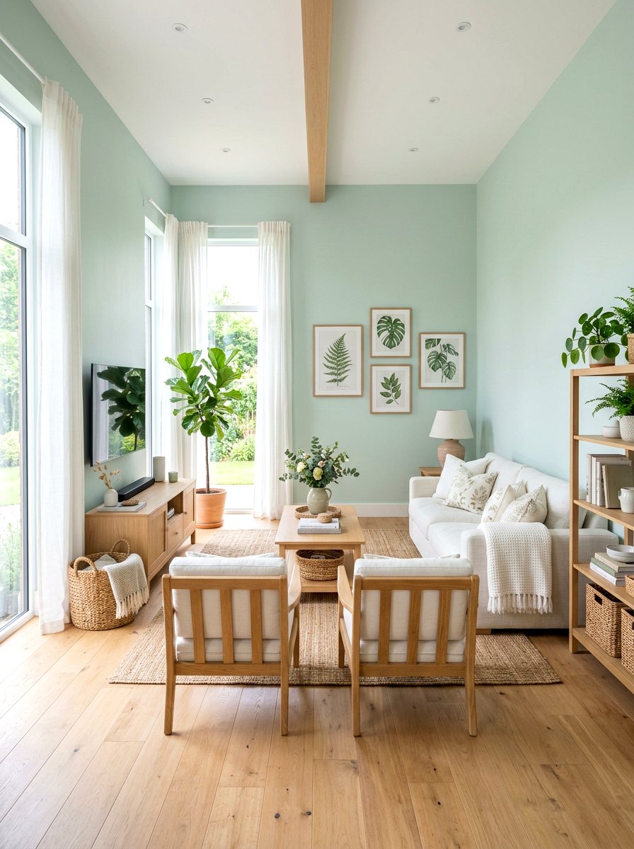 Light green living room design - 30 green living room ideas