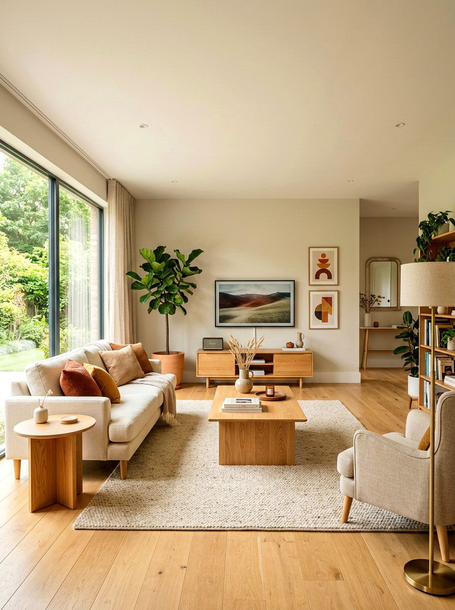 Light oak furniture living room - 30 sun washed living room ideas