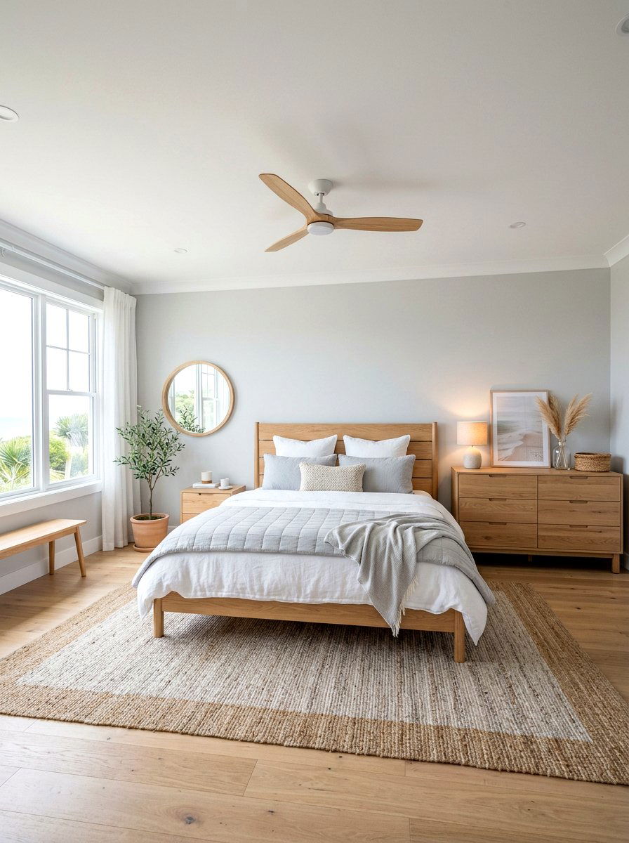 Light oak wood bedroom - 30 beach cottage bedroom ideas